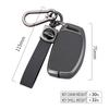 Zinc Alloy Leather Car Key Case Cover Fob Holder for Hyundai Tucson Santa Fe Rena Sonata Elantra Creta Ix35 Ix45 I10 I30 I40
