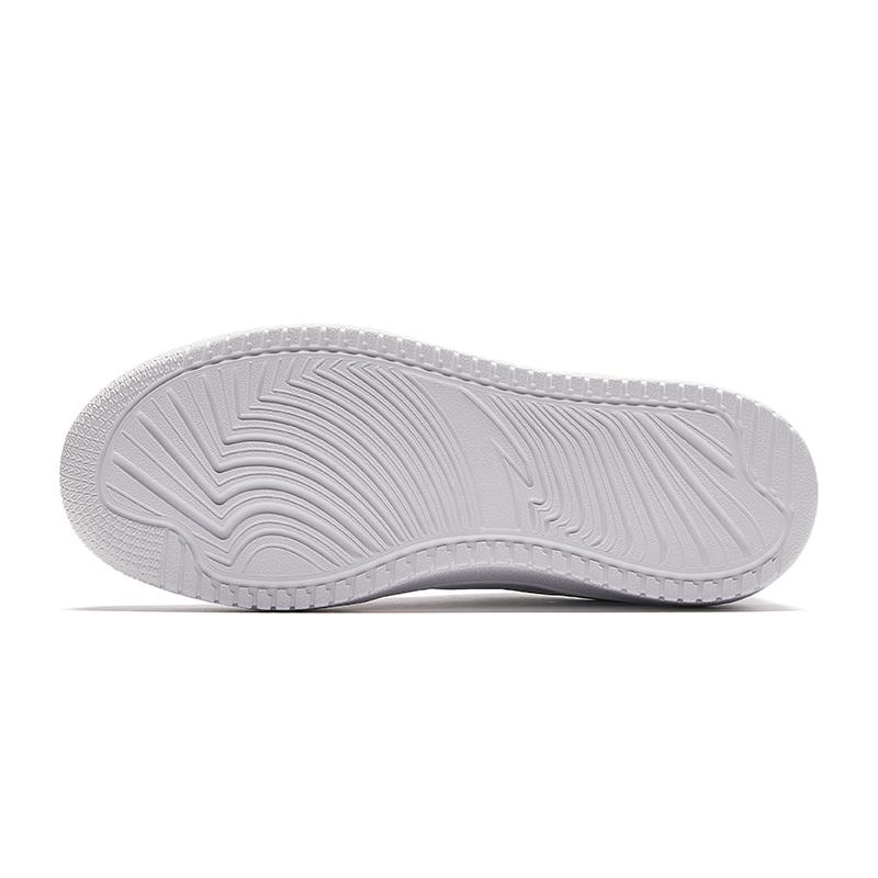 Anta Comfortable Versatile Simple Shock Absorbing Wear Resistant Non Slip Low Top Skate Shoes Women sneaker White 922418014-4