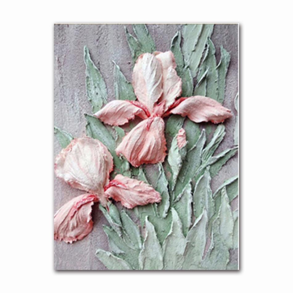Nordic Modern Flower Poster Home Decoration Scandinavian Canvas Painting Wall Art Poster And Print Murals Living Room Decoration