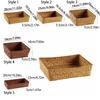 Creative Storage Basket Large Capacity Desktop Clutter Box Seaweed Woven Basket  Food