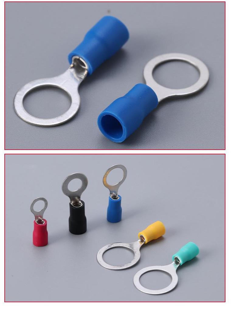 Flame Retardant Insulated Copper O-ring Terminal Lug