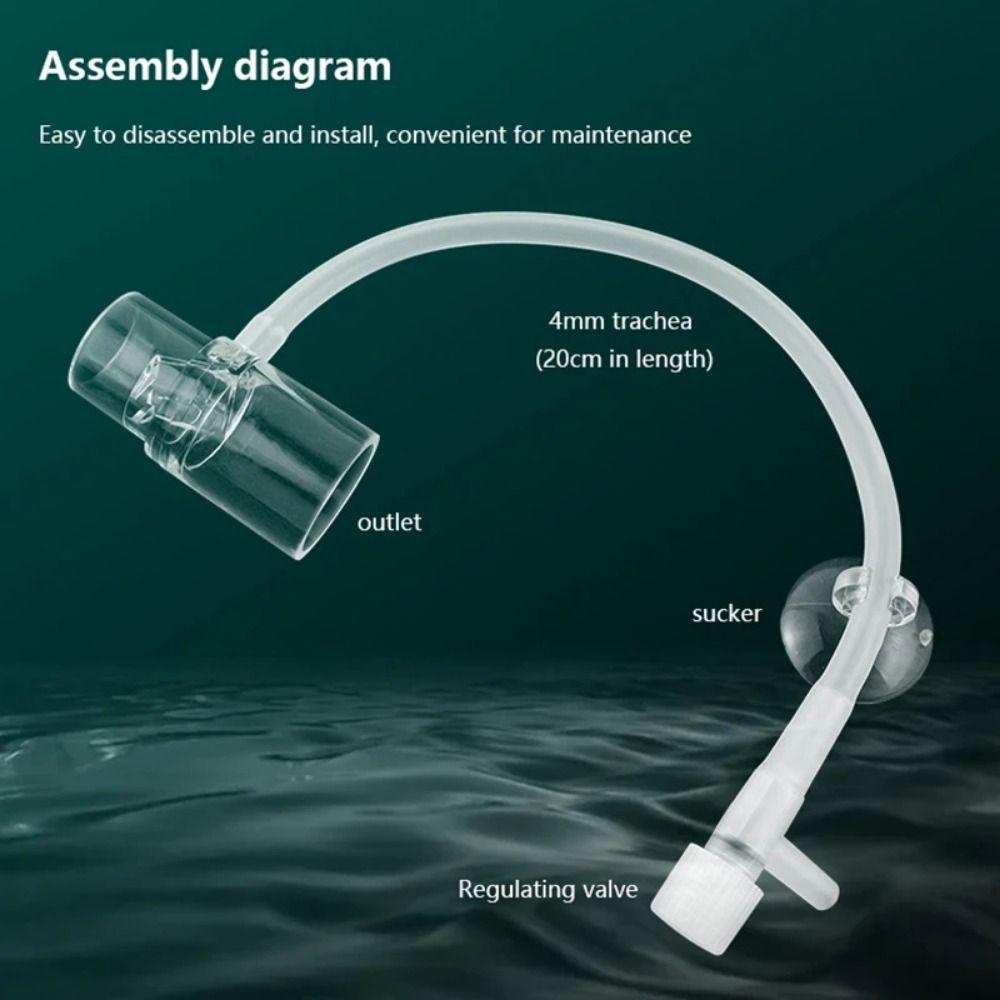 16/20/25mm Fish Tank Filter Outlet Acrylic Aquarium Oxygen Head  Fish Tank Accessories