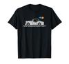 8-bit Cartoon Triumph TR3 TR 3 British Gray Sports Car Automobile T-Shirt