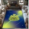 Tappeto in Velluto di Cristallo con Stampa di Calcio del Newcastle United, Comodo Assorbente d'Acqua Antiscivolo Tappeto per Pavimento Interno