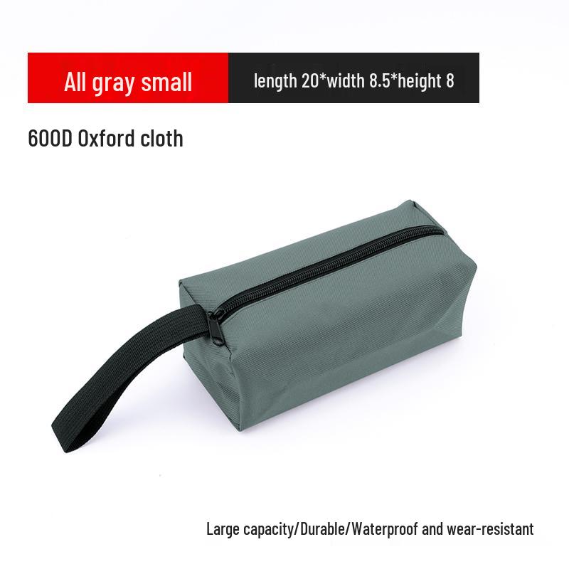 Heavy-Duty Canvas Tool Bag with Multifunctional Oxford Cloth for Electricians