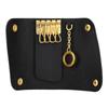 IL BISONTE Key Case SKH115 PV0039 BK255H IO KEYRING Black Black [Item]