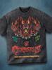 OSRS Cerberus Säurewäsche Übergroßes Old School RuneScape Slayer Boss Grafik-T-Shirt