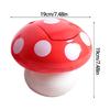 Lovely Mushroom Designs Waste Bin With Sealed Cover Sturdy ABS for Kitchen Kid Room