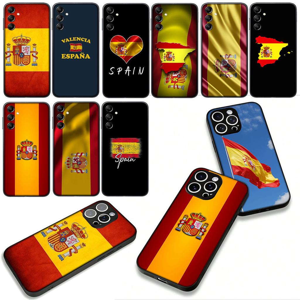 Handyhülle Spanien Flagge Gelb Rot Hülle für Xiaomi Redmi Note 15 11 9 10 Pro Plus A5 9A 9T 10A 10C 9C NFC 15C 8T Case