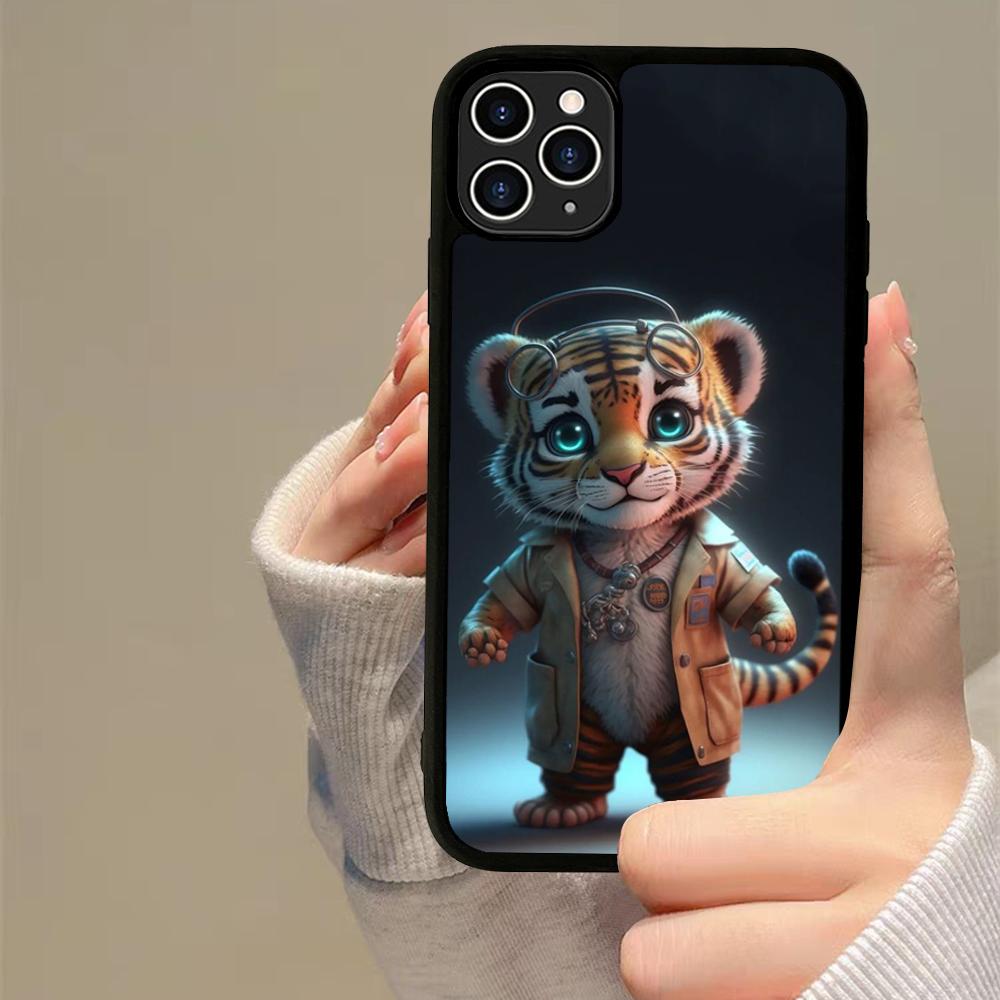 Monkey Frog Pig Cow Bird Cat Animal Phone Case Silicone PC+TPU For Samsung S10 20 30 22 23 24 Plus Lite Ultra Cover