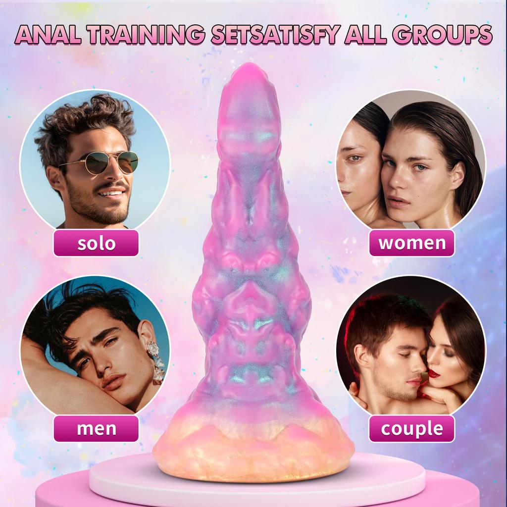 Anal Plug for Men - Soft Liquid Silicone Butt Plug, Prostate Massager, Adult Sex Toy for Anal Training & Pleasure