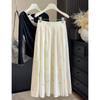 New Spring White Temperament Embroidery Hollow Flower Skirt Women's Pendant Long Skirt High Waist Skinny Skirt