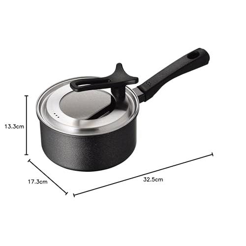Kai Corporation KHS DW5642 Lightweight Saucepan, 16cm, Gas/Induction Compatible, with Lid, PFOA and PFOS Free