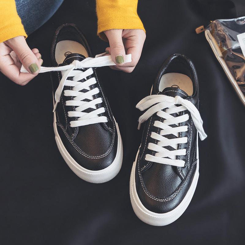 

Новая пара спортивной и повседневной обуви, мужская модная обувь, универсальная трендовая белая обувь, студенческая мужская обувь для скейтборда в корейском стиле 44 чёрный