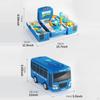 Bus-Spielzeug für Kinder, Fahrsimulation, Lenkrad, Getriebe, Bildung mit Ton und Licht