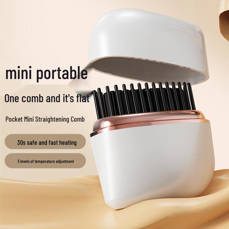 LISM Mini Portable Wireless Hair Straightening Comb