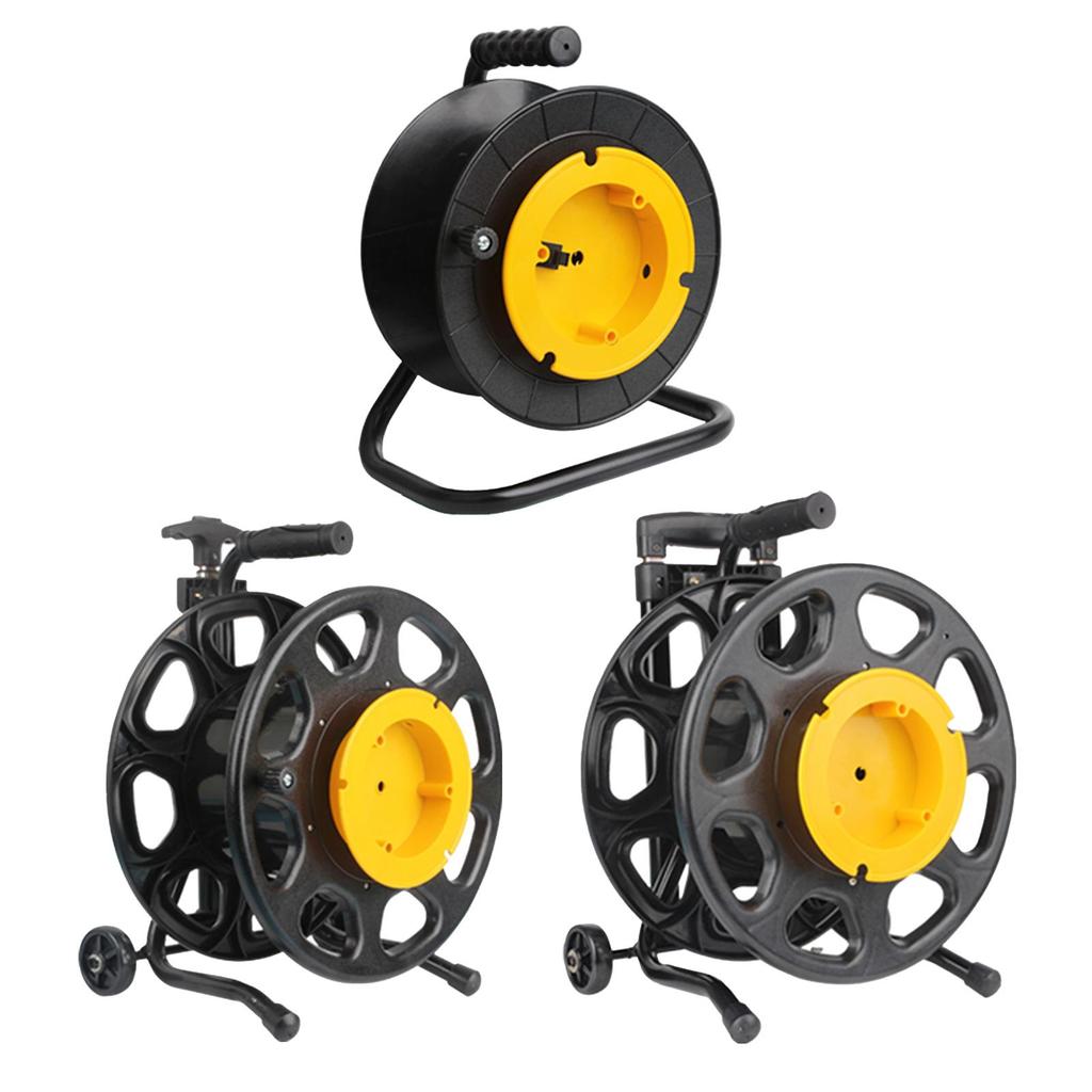 Cable Reel Holder Organizer, Sturdy Construction, Simple Storage, Suitable for Camping, Trailers,