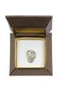 Neapolitan Mastiff, Mastino Napoletano II - Dog brooch in a gift box, elegant pin, lapel pin for Art-Dog brand jacket