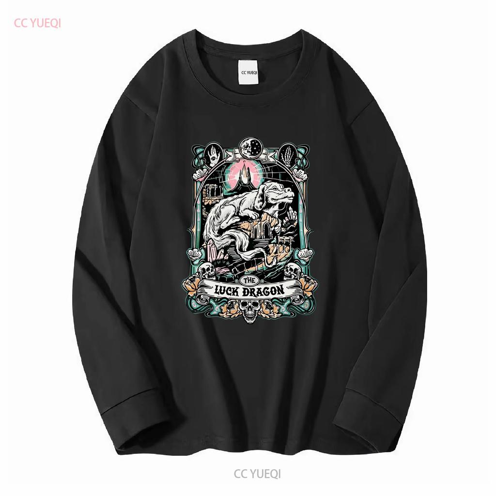 Neverending Story Luck Dragon T Shirt 80's Movie Fantasy Falcor Long or Short Sleeves Vintage Washed Homme Stylish Casual