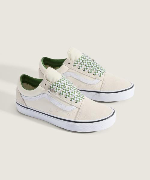 Vans Old Skool Star - Marshmallow:Green VN000D6WBOM1 [Shipped from Korea] 100% Authentic