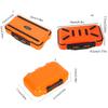 Double Sided Fishing Tackle Box Baits Lures Organizers Case Fishing Tool Box for Tool, Fishing Tackle, Craft, Part