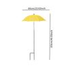Plant Umbrella Reusable Sturdy Outdoor Decor 23.6 Inch Multifunctional Shade Cover for Potted Plants Plant Protection Umbrella
