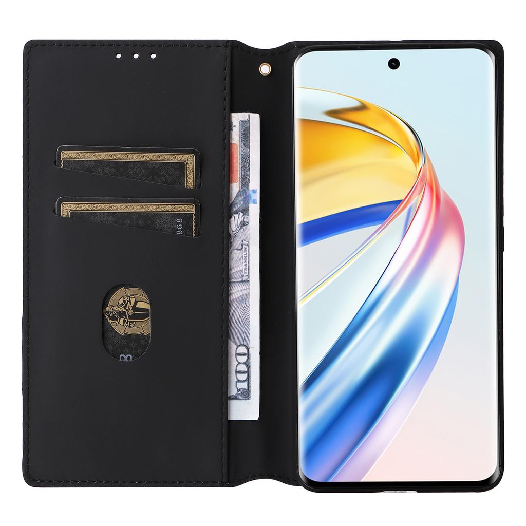 For Honor Magic6 Lite 5G/X9b 5G/X50 Case Magnetic Closing Leather Wallet Cell Phone Cover