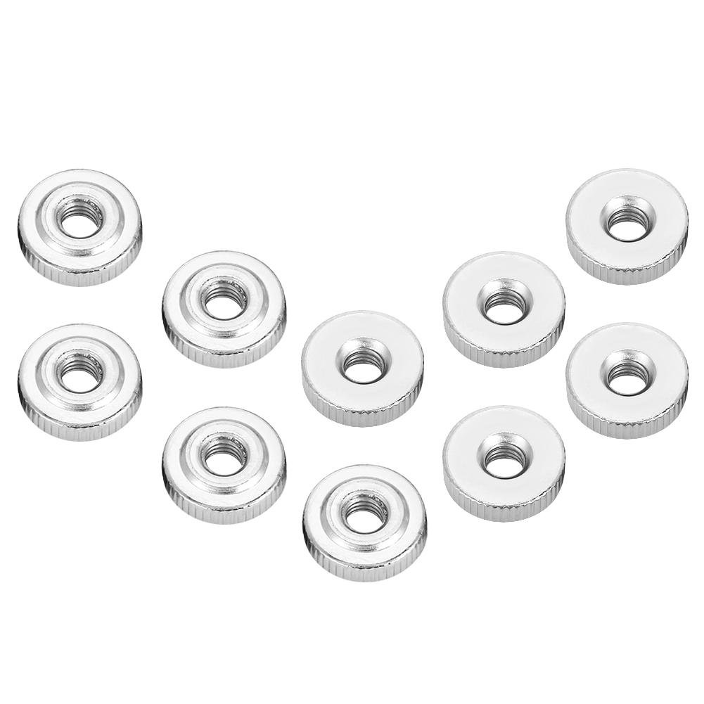 10Pcs GB807 M4 M5 M6 M8 M10 Handle Nut Knurled Thumb Nuts(M3)