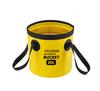 Outdoor Camping Angeln Wasserdichter Eimer PVC Tragbar, Tragbare Faltbare Eimertasche Anglereimer