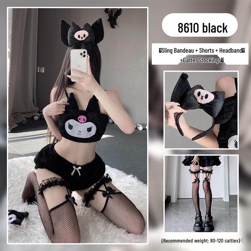 Illusionary Autumn/Winter Cartoon Lingerie Set: Cinnamoroll, My Melody & Kuromi Bra and Panty Collection