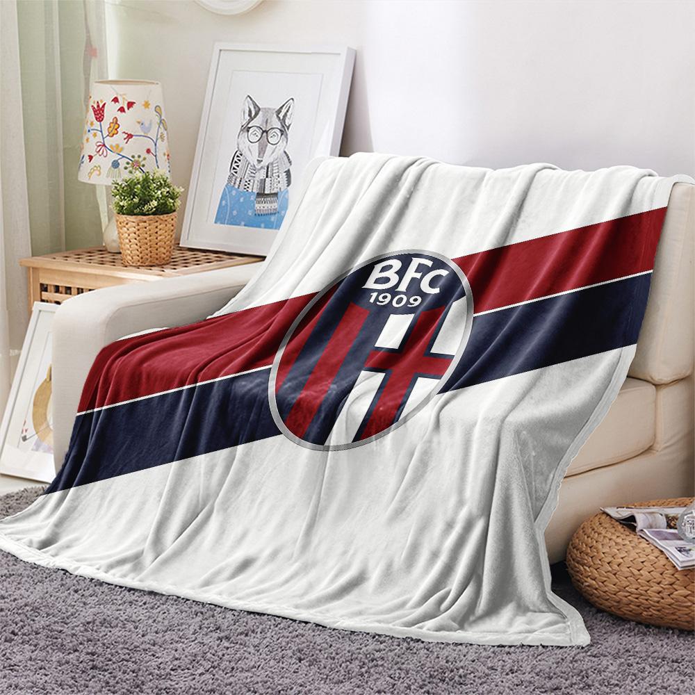 Bologna Flannel Blanket, High quality Comfortable for All Seasons, Home Decor, Warmth and Comfort