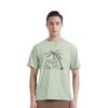 Nike SB Palm Tree Letter Print Casual Short Sleeve T-Shirt Men Tops Aqua-Blue DQ1851-017