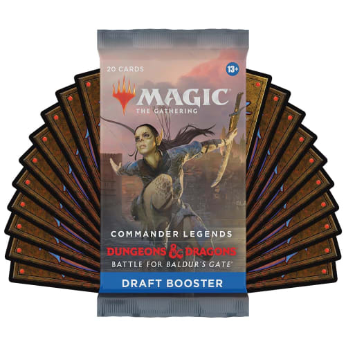 Magic: The Gathering Commander Legends: Battle for Baldur's Gate Draft Booster English Version (Box) D10030000 MTG Trading Card Wizards of the Coast D