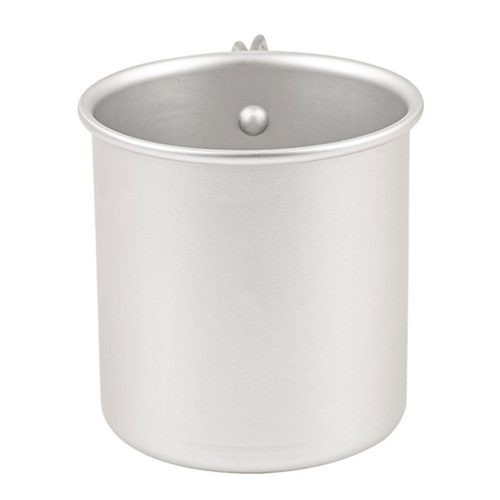 Алюминиевый сплав Туристическая кружка Кружка для кемпинга Алюминиевый сплав Складная ручка Портативная кружка для улицы для пеших прогулок рыбалки