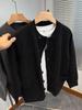 Men's Classic Versatile Round Neck Knit Cardigan: High-End Double-Breasted Casual Sweater