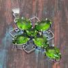 Beautiful Cross Peridot Gemstone Handmade 925 Sterling Silver Jewelry Pendant