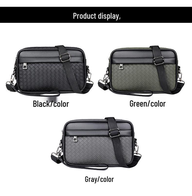 Men's Crossbody Multi-pocket Clutch Bag - High-end, Wear-resistant Business Handbag