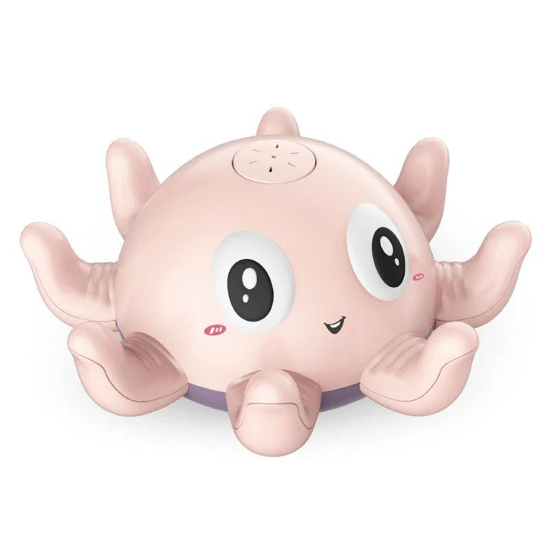 

Octopus Bath Plaything With Led Lights & Music - Auto Water Sprinkler, Bpa-Free Baby Bath Time Plaything For Toddlers (Pool Gift)