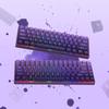 132-Key Purple Cherry Profile PBT Double-Shot Keycaps Full Set for 60%, 65, 75, and 100% Cherry Gateron MX Switch Keyboards (Purple)