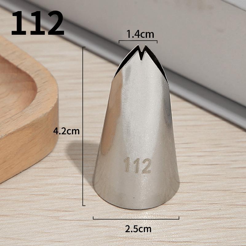 Food Grade Stainless Steel Piping Tip Large Pastry Nozzles Icing Piping Tips Cream Rose Cake Decorating Cupcak KitchenBakingTool