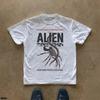 Camiseta Ilustração Alien Chestburster Filme de Terror Sci-Fi Camiseta Roupas Gráfica Manga Curta Unissex Homens Mulheres Todas as Estações