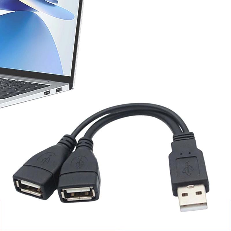 Usb 1-To-2 Male/Female Extension Cable Usb 1-To-2 Data Cable Charging Cable Wireless Fully Offline