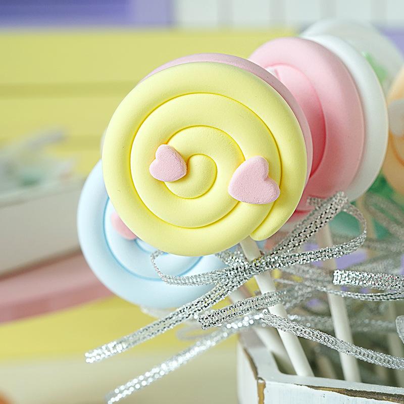Simulation Lollipop Cute Cotton Candy Model Sweet Shop Window Display Props Children's Photography Wedding Christmas Ornaments