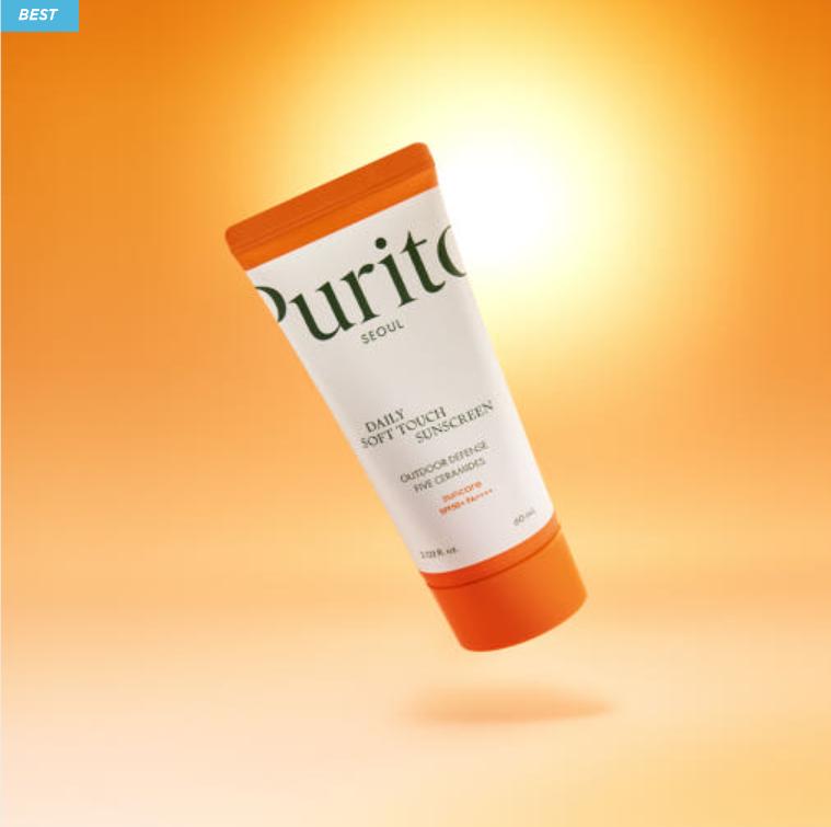 Purito SEOUL Daily Soft Touch Sonnencreme SPF50+ PA++++ – Leichter, parfümfreier UV-Schutz