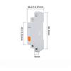 1Pcs 24V 220V Ac/Dc Track Type Signal Lamp Jd9 Din Rail Indicator Light Tri-Color Dual Color Light Red Green Yellow