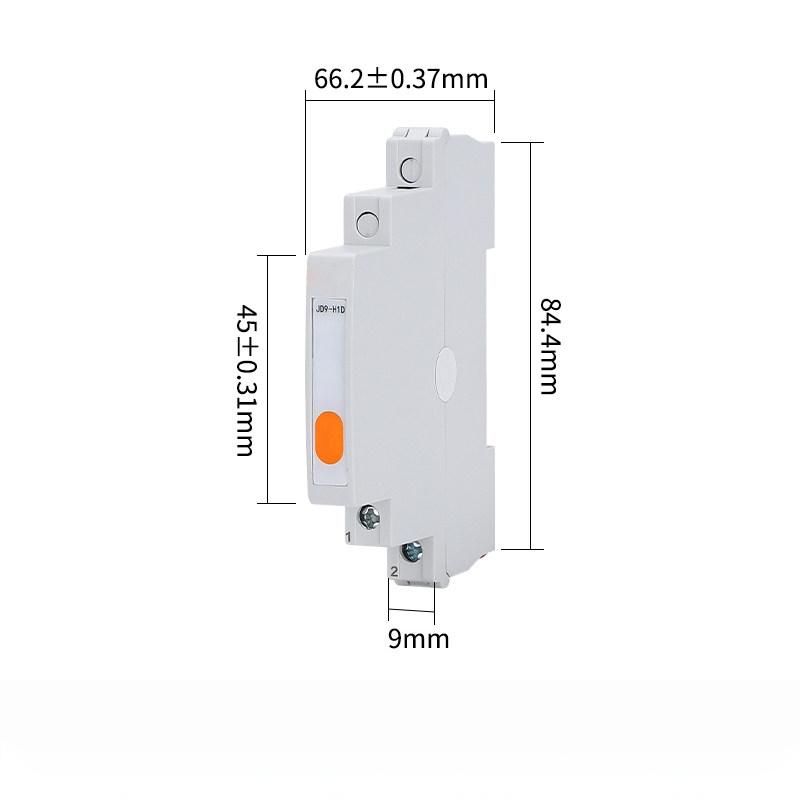 1Pcs 24V 220V Ac/Dc Track Type Signal Lamp Jd9 Din Rail Indicator Light Tri-Color Dual Color Light Red Green Yellow