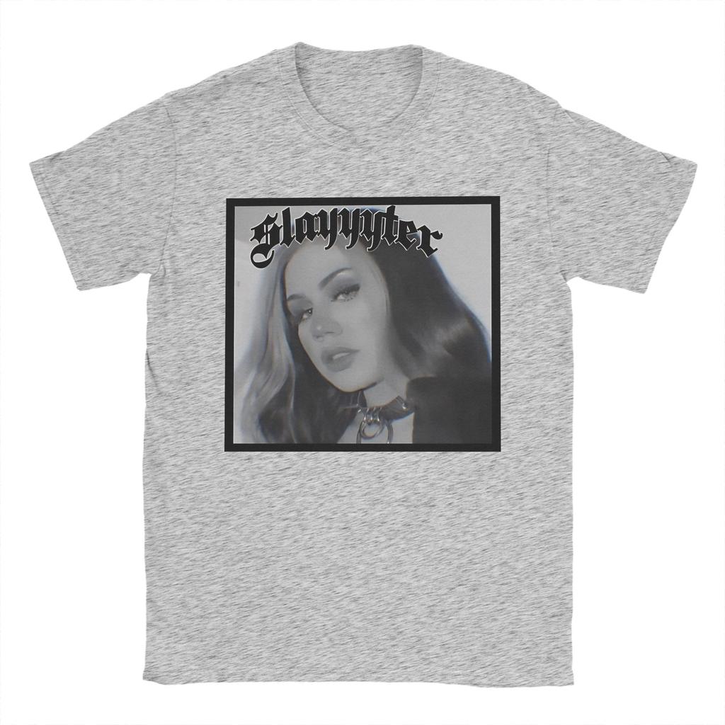 Slayyyter Black White T Shirt Summer 100 Cotton T Shirts For Unisex Casual Tshirt Short Sleeve Awesome Top Tees