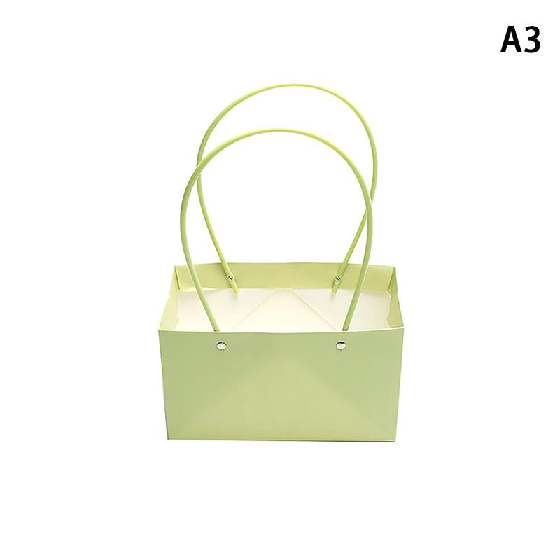 Portable Flower Packaging Box Wedding Decoration Gift Bag Handbag Valentine's Day Birthday Party Decor DIY Bouquet Packaging