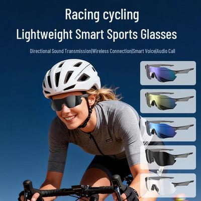 Smart Bluetooth Cycling Glasses: AI Translation, Wireless Calls & Music, S2 Sports Sunglasses