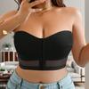 Sexy Six-breasted Tube Top for Women New Style for Hot Girls Gathered No Steel Ring Wrapped Chest Bottoming Bra for Outer Wear